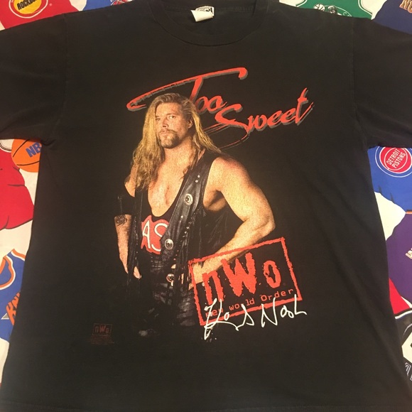 Vintage 998 Wcw Kevin Nash Nwo Shirt 